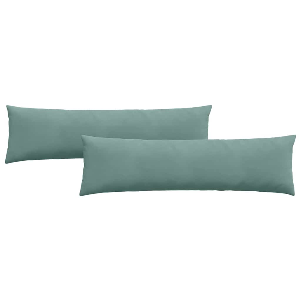 Cuscini per divano VidaXL 2 pezzi in tessuto a corde verde mare 145 x 40 cm