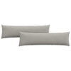VidaXL cojines para sofá 2 piezas tela gris claro 145 x 40 cm