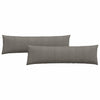 Cuscini per divano VidaXL 2 pezzi in tessuto a corde grigio chiaro 145 x 40 cm