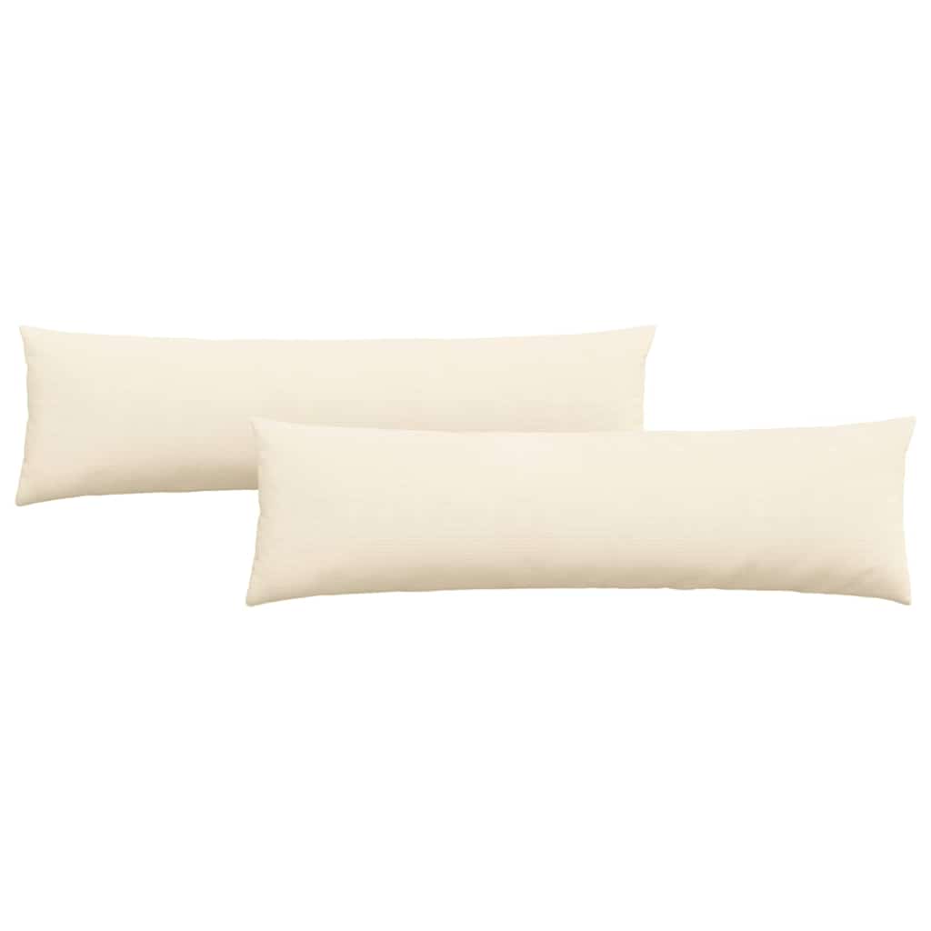 Cuscini per divano VidaXL 2 pezzi crema 145 x 40 cm in tessuto a corde