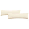 Cuscini per divano VidaXL 2 pezzi crema 145 x 40 cm in tessuto a corde