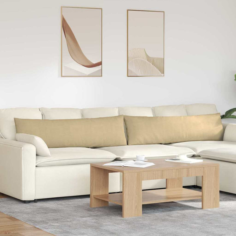 Cuscini per divano VidaXL 2 pezzi grigio verde 145 x 40 cm in tessuto a corde