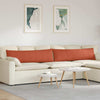 Cuscini per divano VidaXL 2 pezzi tessuto a corde rosso-arancione 145 x 40 cm