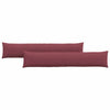 Cuscini per divano VidaXL 2 pezzi tessuto rosso vino 200 x 40 cm