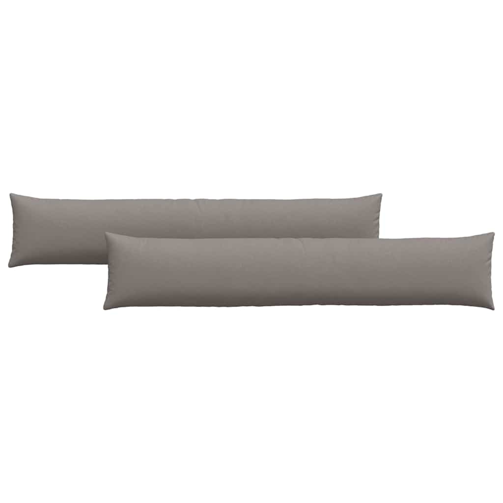 Cuscini per divano VidaXL 2 pezzi in tessuto tortora 200 x 40 cm