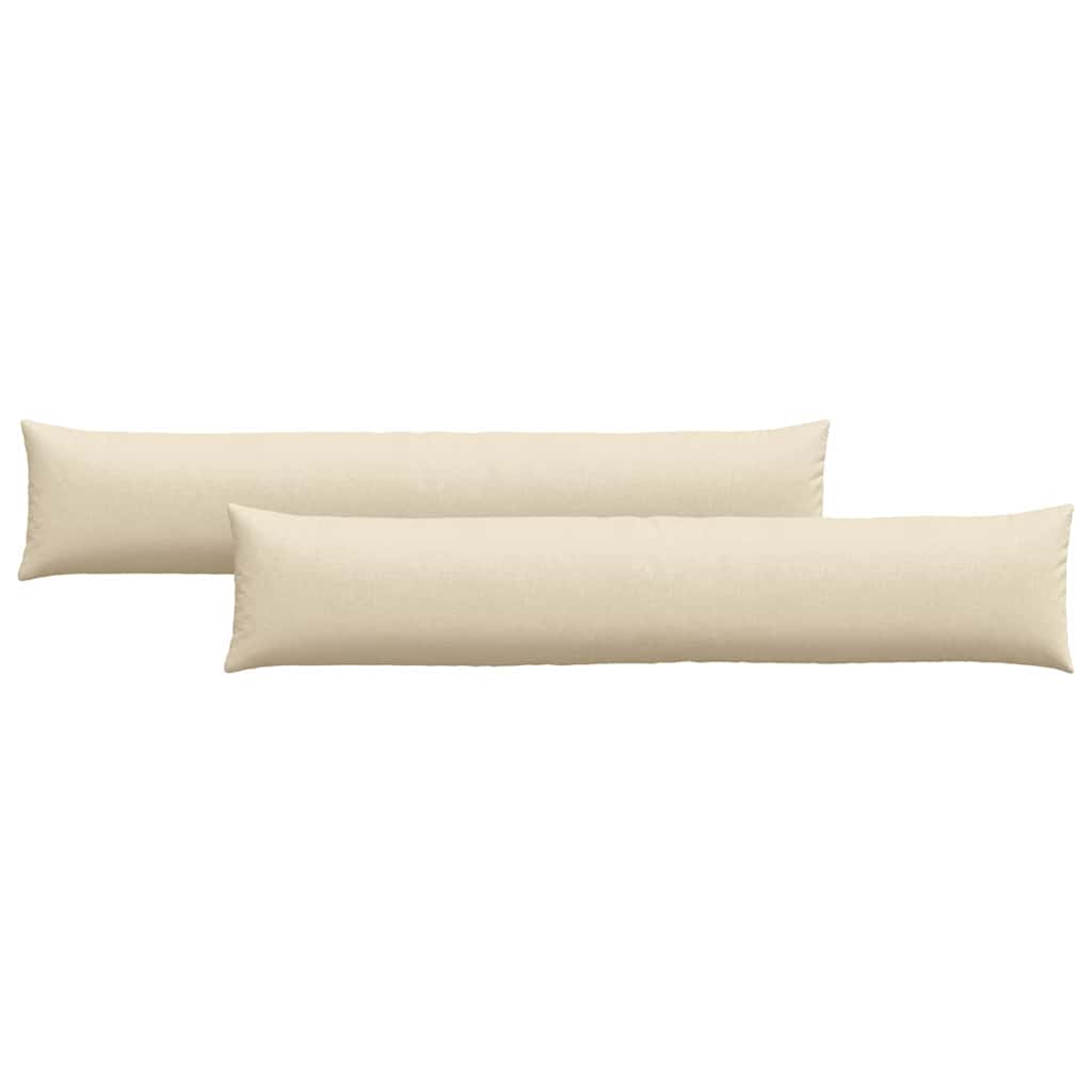 Cuscini per divano VidaXL 2 pezzi in tessuto crema 200 x 40 cm