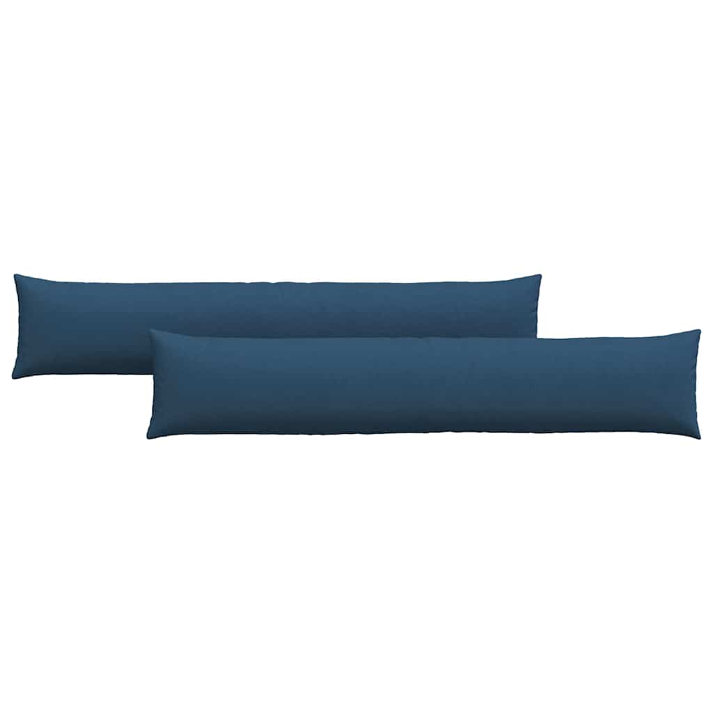 Cuscini per divano VidaXL 2 pezzi in tessuto blu 200 x 40 cm