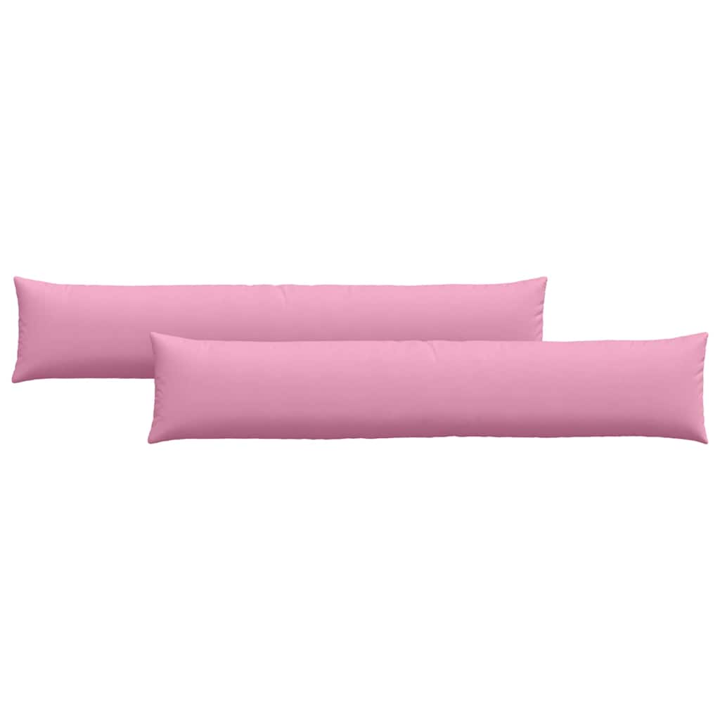 Cuscini per divano VidaXL 2 pezzi in tessuto rosa 200 x 40 cm