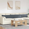 Vidaxl sofa kussens 2 stuks donkergrijs 200 x 40 cm cordstof