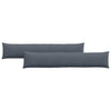 VidaXL cojines de sofá 2 piezas gris oscuro 200 x 40 cm tela de pana