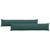 VidaXL cojines de sofá 2 piezas verde oscuro 200 x 40 cm tela de pana