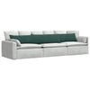 Vidaxl sofa kussens 2 stuks donkergroen 200 x 40 cm cordstof