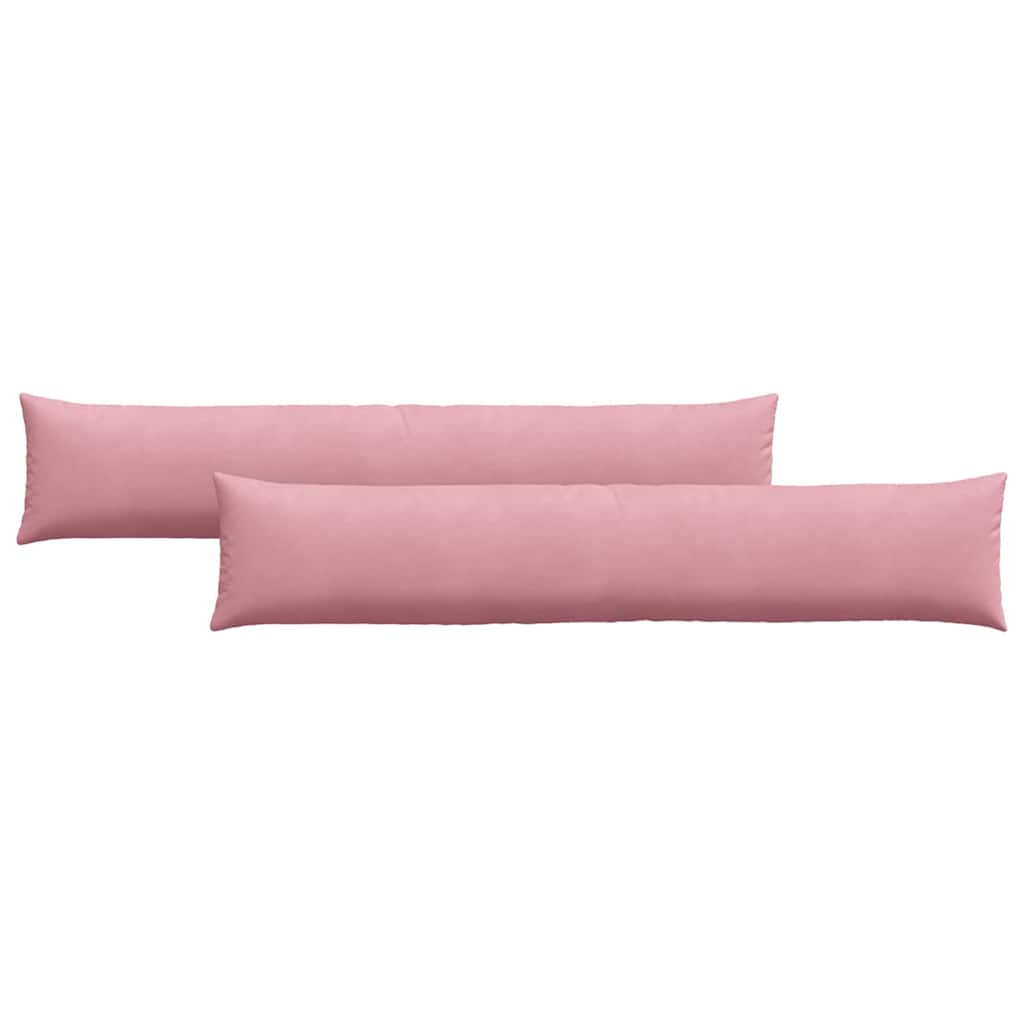 Cuscini per divano VidaXL 2 pezzi in tessuto a corda rosa 200 x 40 cm
