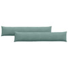 Vidaxl sofa kussens 2 stuks zeegroen 200 x 40 cm cordstof