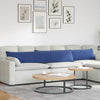 Cuscini per divano VidaXL, 2 pezzi, blu polizia, tessuto a corde 200 x 40 cm