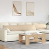 Vidaxl sofa kussens 2 stuks crème 200 x 40 cm stof