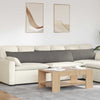 Cuscini per divano VidaXL 2 pezzi in tessuto a corde grigio chiaro 200 x 40 cm