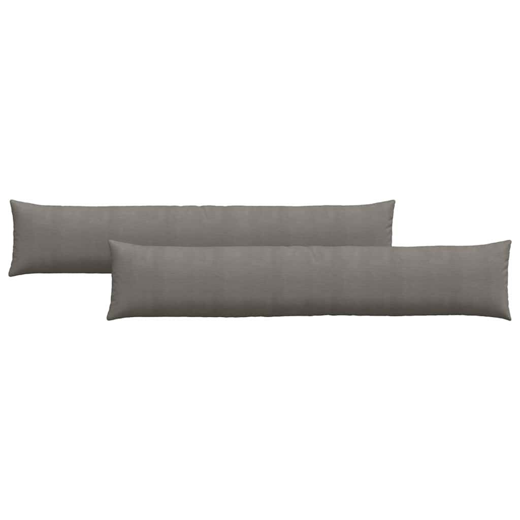 Cuscini per divano VidaXL 2 pezzi in tessuto a corde grigio chiaro 200 x 40 cm