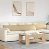 Cuscini per divano VidaXL 2 pezzi grigio verde 200 x 40 cm in tessuto a corda