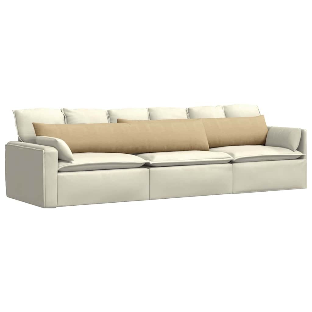 Cuscini per divano VidaXL 2 pezzi grigio verde 200 x 40 cm in tessuto a corda