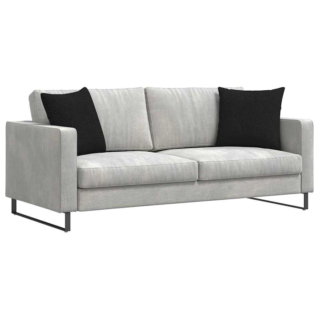 Cuscini per divano VidaXL 2 pezzi in tessuto nero 45 x 45 cm