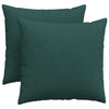 Cuscini per divano VidaXL 2 pezzi in tessuto verde scuro 45 x 45 cm