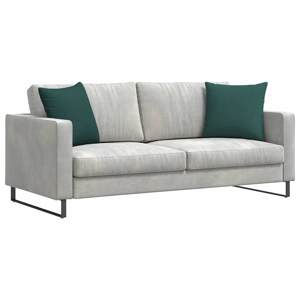 Cuscini per divano VidaXL 2 pezzi in tessuto verde scuro 45 x 45 cm