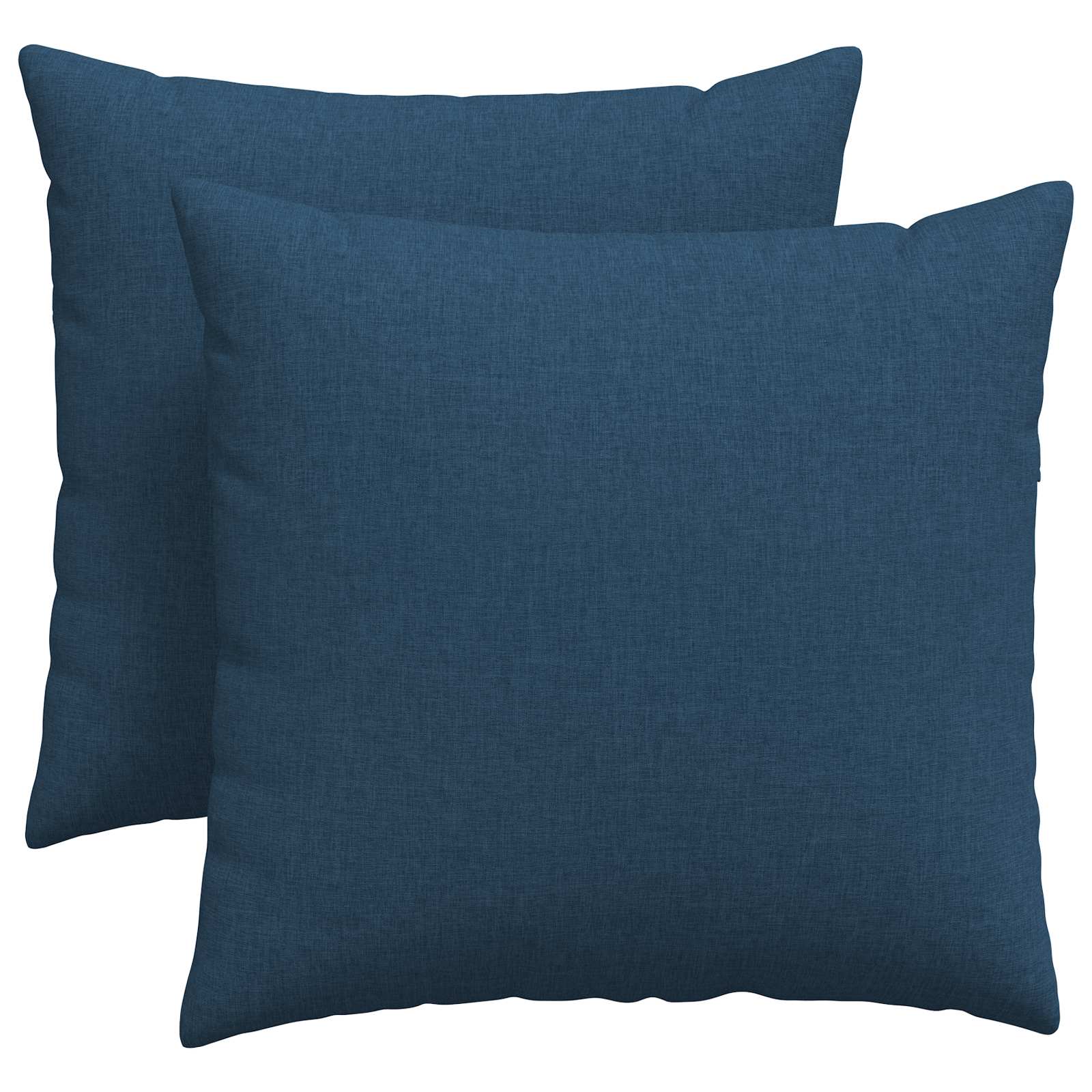 VidaXL cojines de sofá 2 piezas tela azul 45 x 45 cm