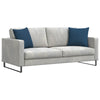 Cuscini per divano VidaXL 2 pezzi in tessuto blu 45 x 45 cm