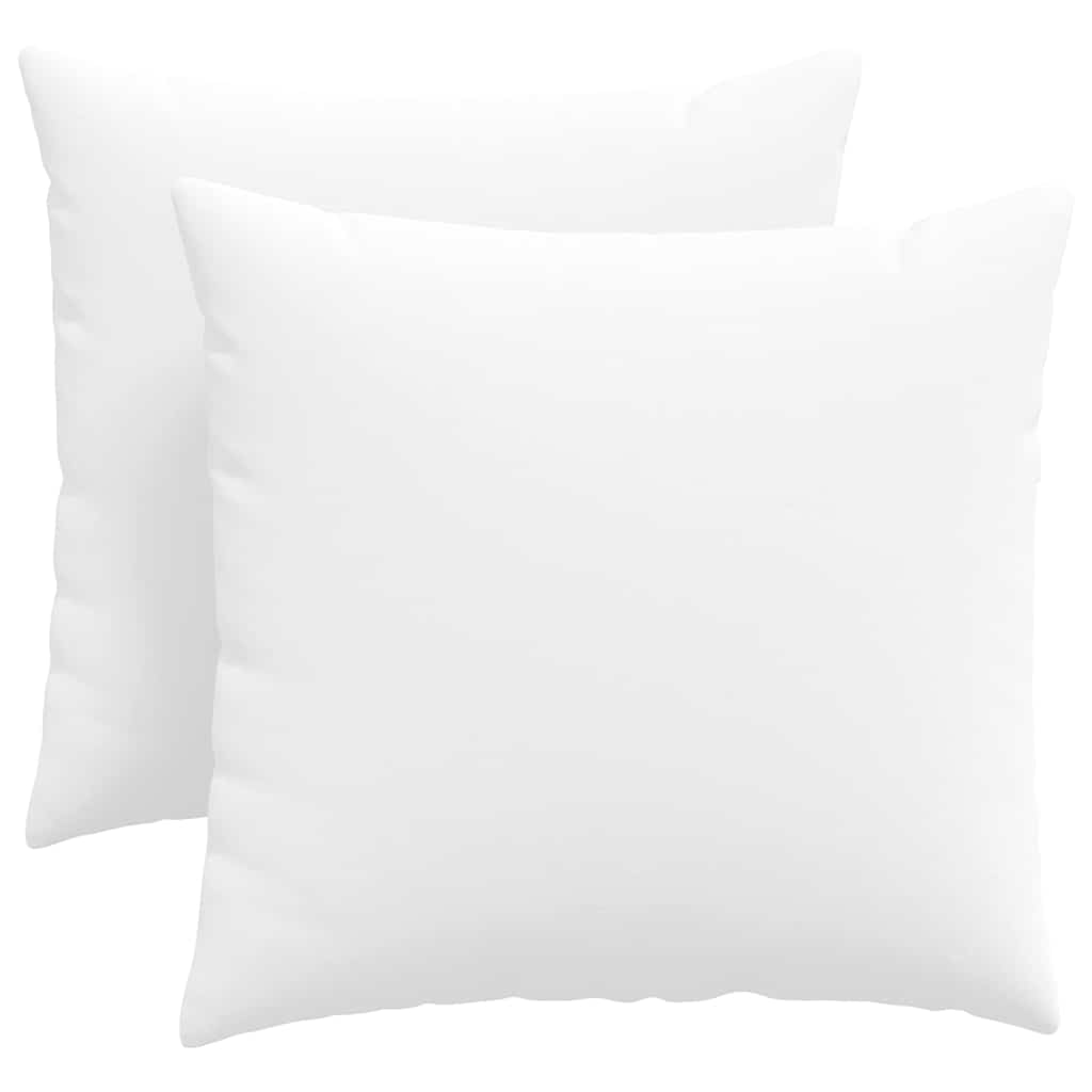 VidaXL cojines de sofá 2 piezas blanco 45 x 45 cm tela