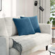 Cuscini per divano VidaXL 2 pezzi in tessuto a corda blu 45 x 45 cm