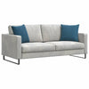 Vidaxl sofa kussens 2 stuks blauw 45 x 45 cm cordstof