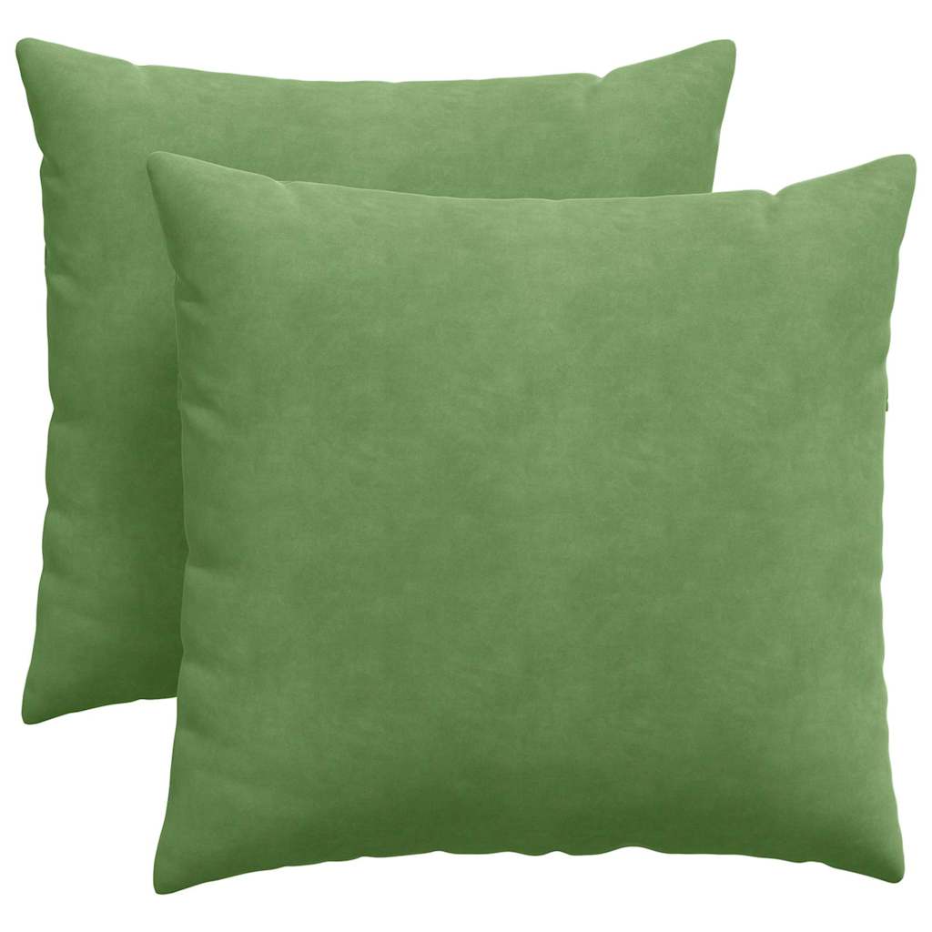 Cuscini per divano VidaXL 2 pezzi in tessuto a corde verde chiaro 45 x 45 cm