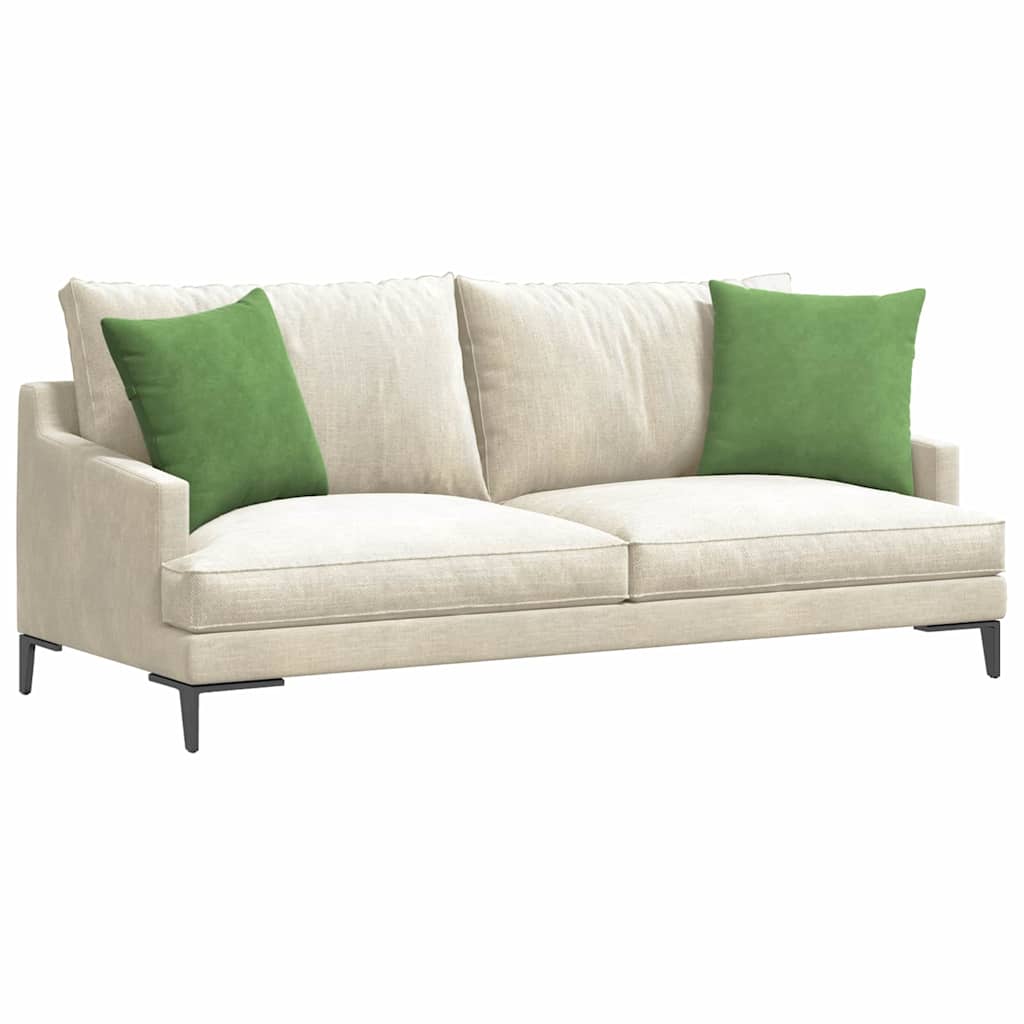 Cuscini per divano VidaXL 2 pezzi in tessuto a corde verde chiaro 45 x 45 cm