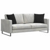 Vidaxl sofa kussens 2 stuks zwart 45 x 45 cm cordstof