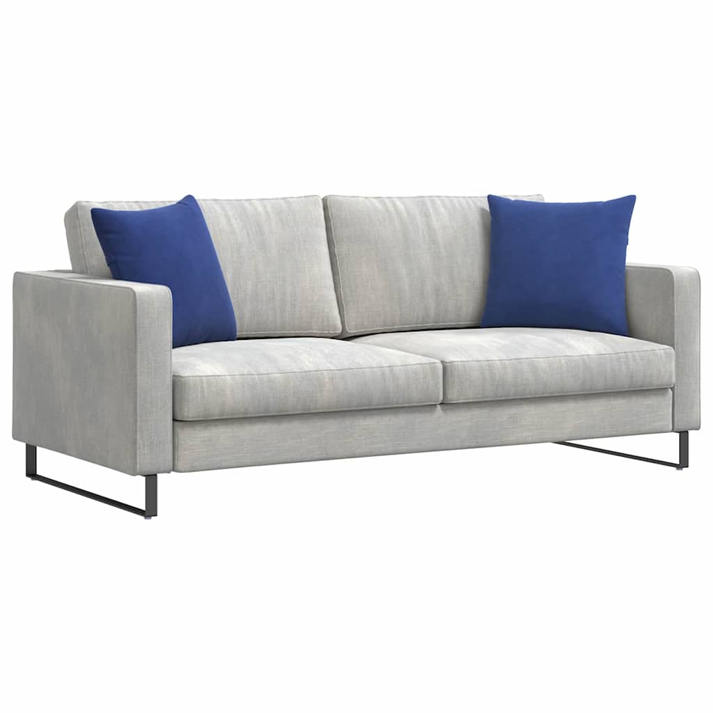 Cuscini per divano VidaXL, 2 pezzi, blu polizia, tessuto a corde 45 x 45 cm