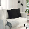 Vidaxl sofa kussens 2 stuks zwart 45 x 45 cm stof