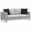 Vidaxl sofa kussens 2 stuks zwart 45 x 45 cm stof