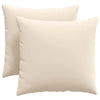 Cuscini per divano VidaXL 2 pezzi in tessuto beige 45 x 45 cm
