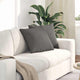 Cuscini per divano VidaXL 2 pezzi in tessuto a corde grigio chiaro 45 x 45 cm