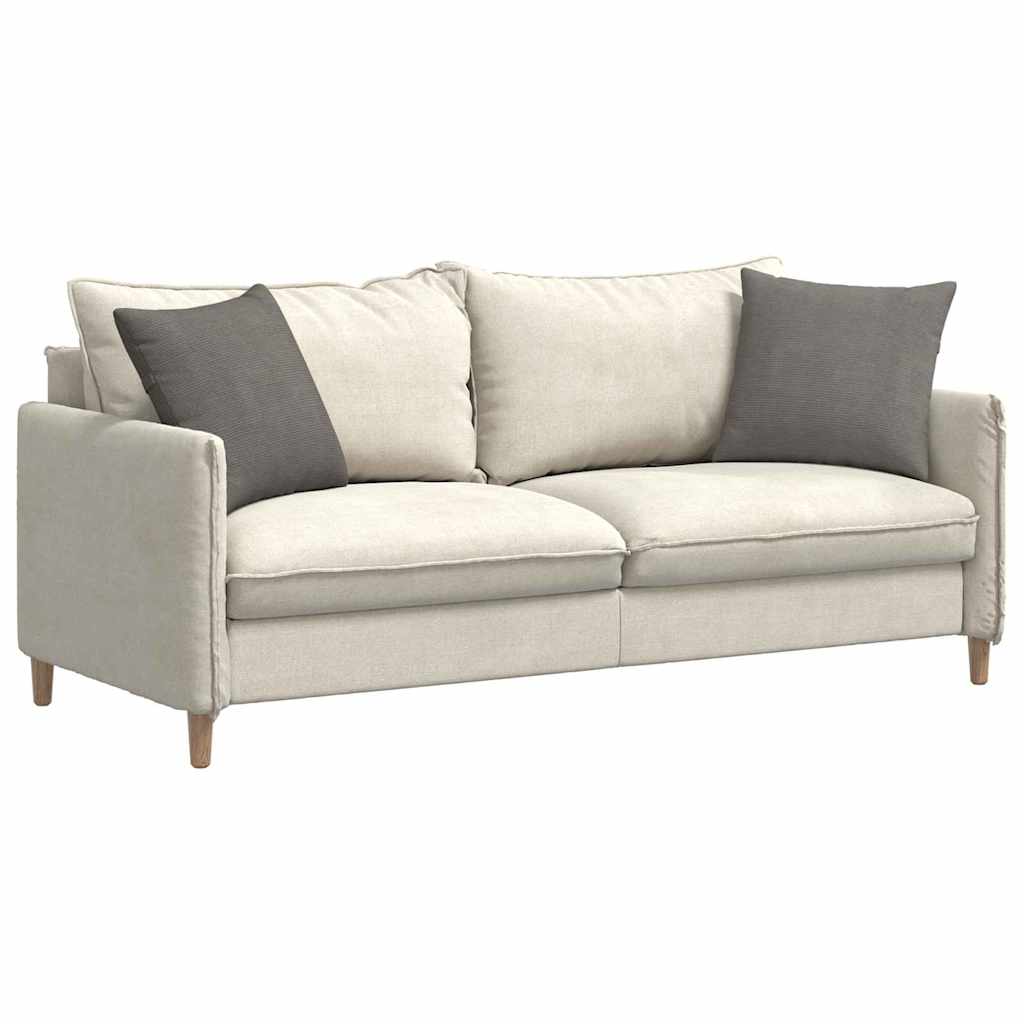 Cuscini per divano VidaXL 2 pezzi in tessuto a corde grigio chiaro 45 x 45 cm