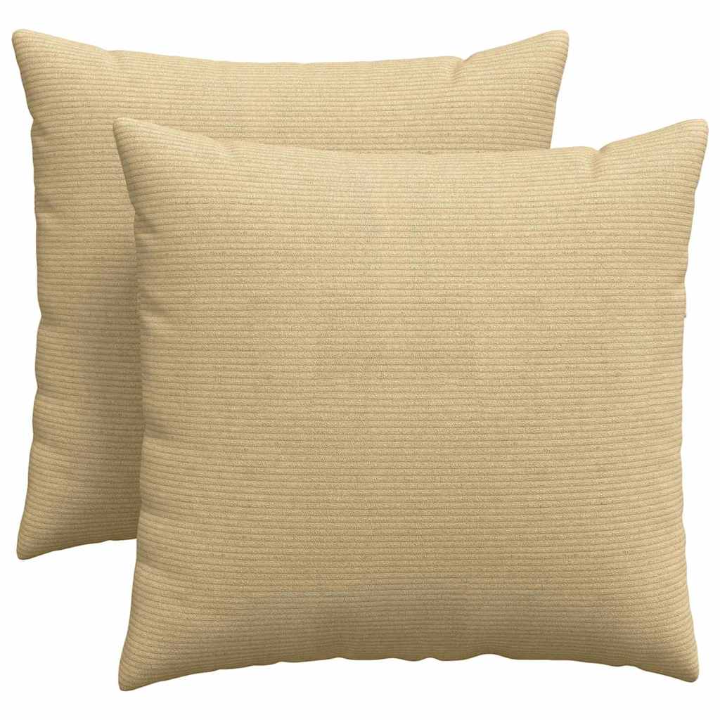 Cuscini per divano VidaXL 2 pezzi in tessuto a corda grigio verde 45 x 45 cm