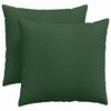 Cuscini per divano VidaXL 2 pezzi in tessuto a corde verde scuro 45 x 45 cm