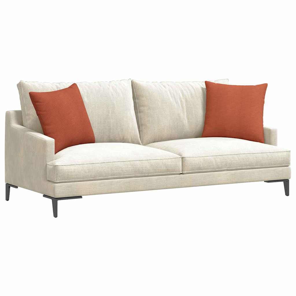 Cuscini per divano VidaXL 2 pezzi in tessuto a corde rosso-arancione 45 x 45 cm