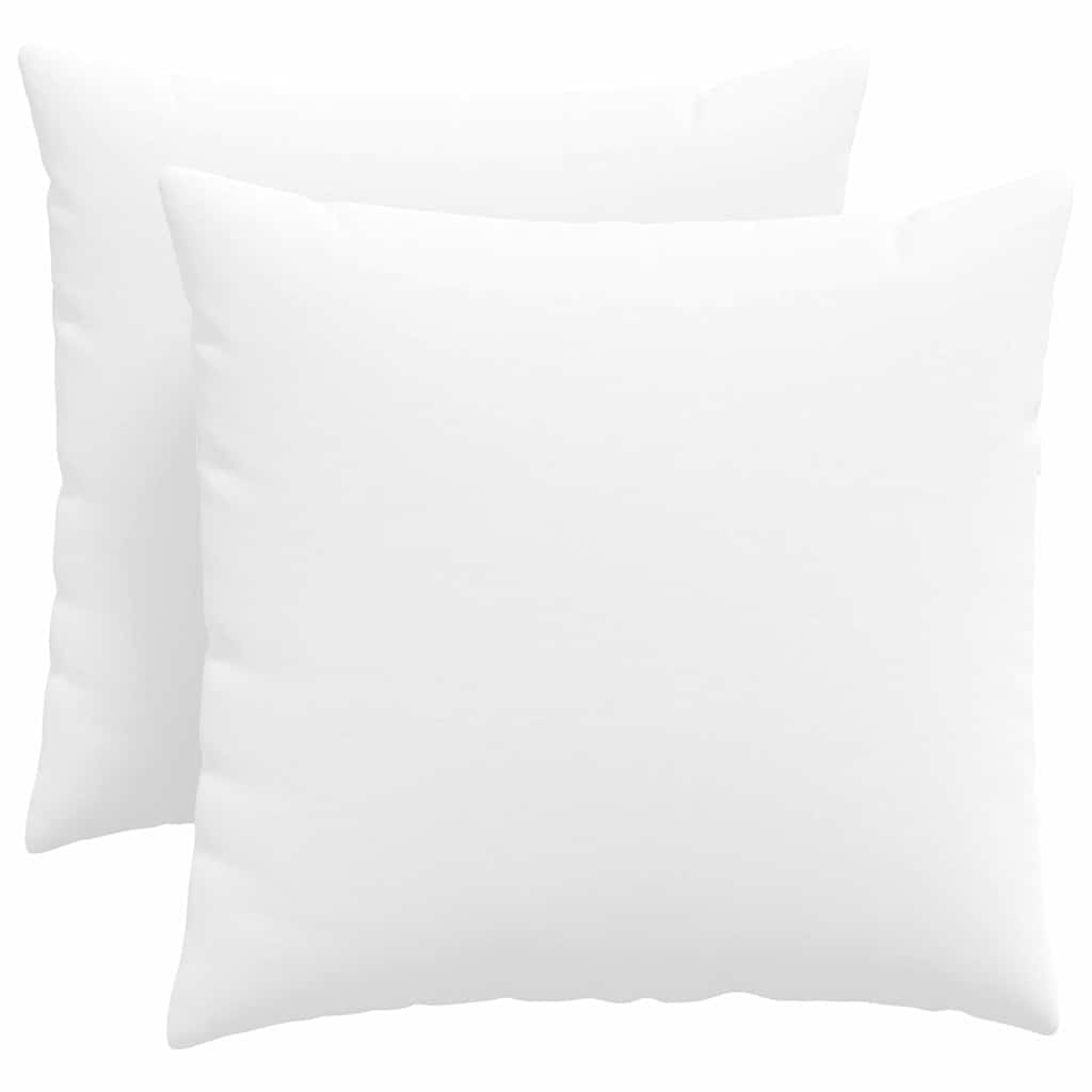 VidaXL cojines de sofá 2 piezas blanco 50 x 50 cm tela