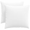 VidaXL cojines de sofá 2 piezas blanco 50 x 50 cm tela