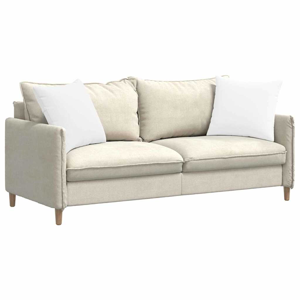 Vidaxl sofa kussens 2 pcs wit 50 x 50 cm stof
