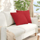 Vidaxl sofa kussens 2 pcs rood 50 x 50 cm stof