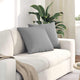 Vidaxl sofa kussens 2 pcs wolkengrijs 50 x 50 cm stof