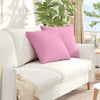 VidaXL cojines de sofá 2 piezas rosa 50 x 50 cm tela